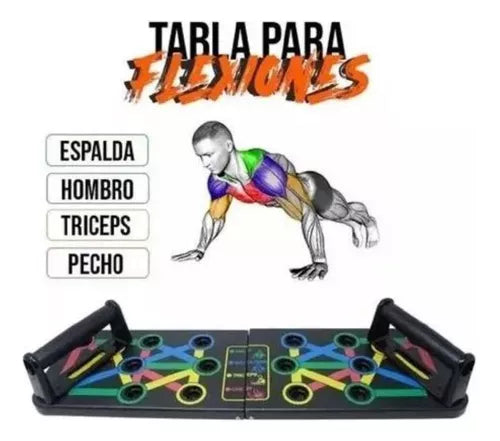 Tabla Push Up – Sistema Completo de Flexión | Plegable y Multifuncional